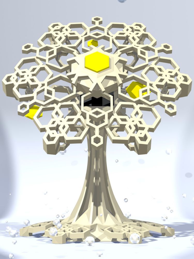 OZ.ARBRES 'HAZEL III' HORLOGE