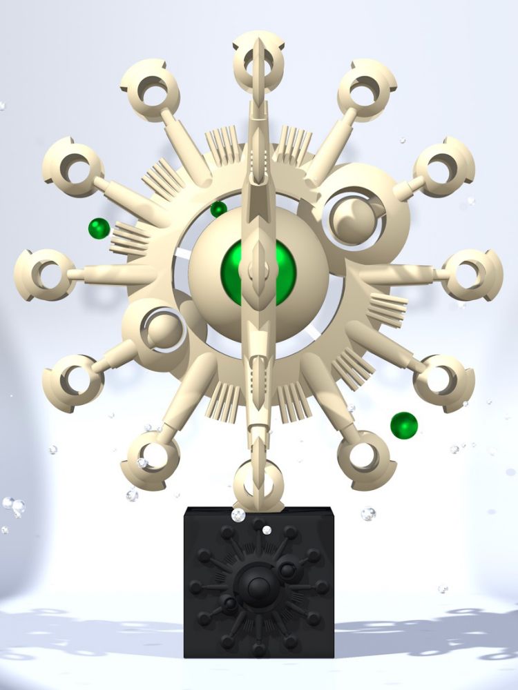 OZ.ARBRES 'HAZEL IX' HORLOGE